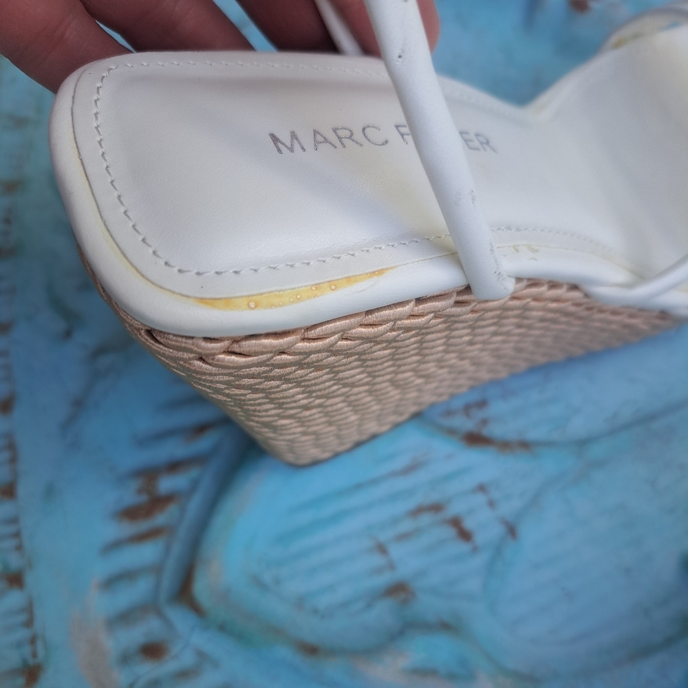😃MARC FISHER ZEKI WEDGE SANDALS - Picture 9 of 11